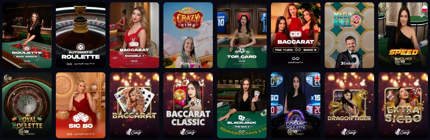 Megabet Casino Live casino